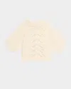 Peserico Alpaca-blend Punto Luce Cable-knit Sweater In Neutral