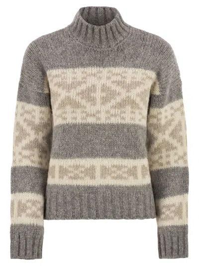 PESERICO ALPACA, COTTON AND WOOL KNITWEAR