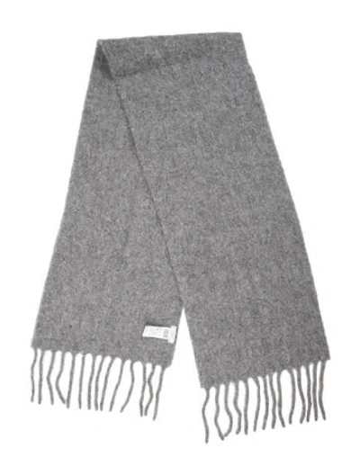 Pre-owned Peserico Alpaca Scarf In Gray