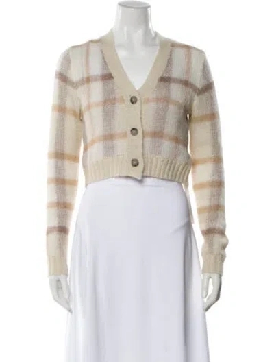 Pre-owned Peserico Alpaca Striped Sweater In Neutral