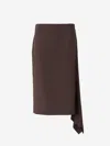 Peserico Asymmetrical Midi Skirt