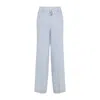 Peserico Drawstring Linen Pant In Multi