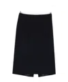 Peserico Back-vent Midi Skirt In Black