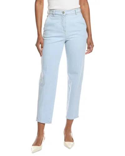 Peserico Barrel Leg Jean In Blue