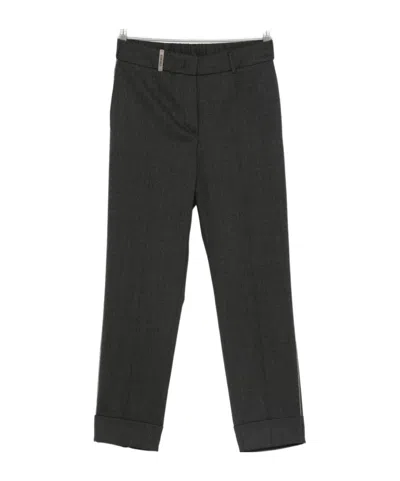 PESERICO BEAD-DETAIL TROUSERS