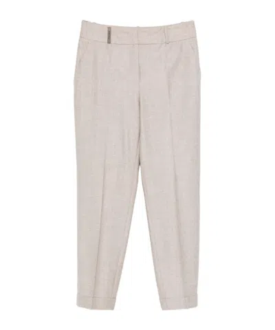 PESERICO BEAD-DETAIL TROUSERS