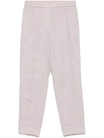 Peserico Bead-detail Trousers In White