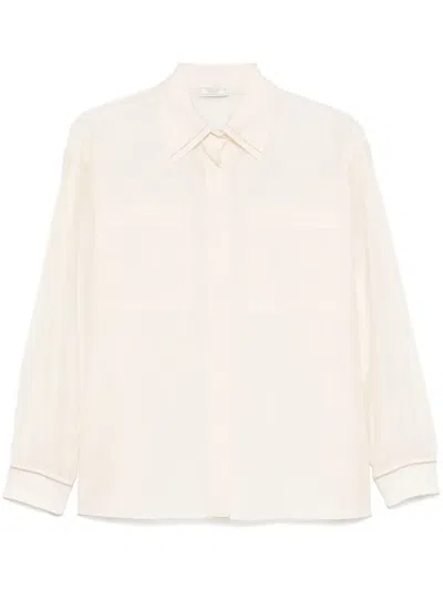 Peserico Bead-embellished Shirt In Neutrals