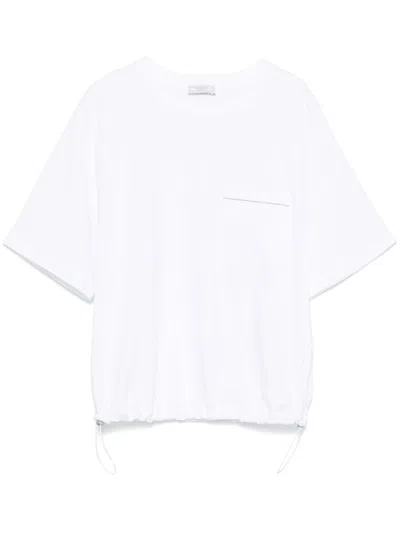 Peserico Bead-embellished T-shirt In White