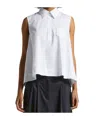 Peserico Bead-embellished Tank Top In White