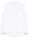 Peserico Bead-embellished Tank Top In White