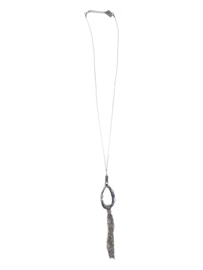 PESERICO BEADED-TASSEL NECKLACE