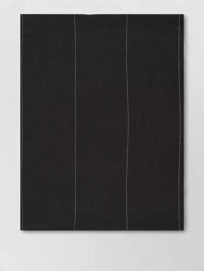 Peserico Beaded Wool Scarf Square Shape In Black