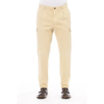 Peserico Beige Cotton Men's Pant In Neutral