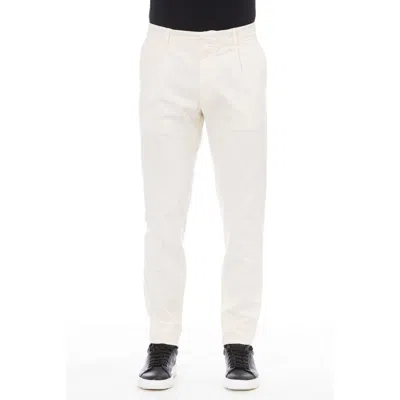 Peserico Beige Cotton Men's Pant In White