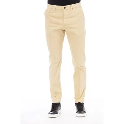Peserico Beige Cotton Men's Pant In Neutral