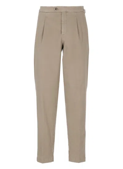 Peserico Beige Cotton Pants In Neutral