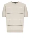 Peserico Short Sleeve Striped Tee