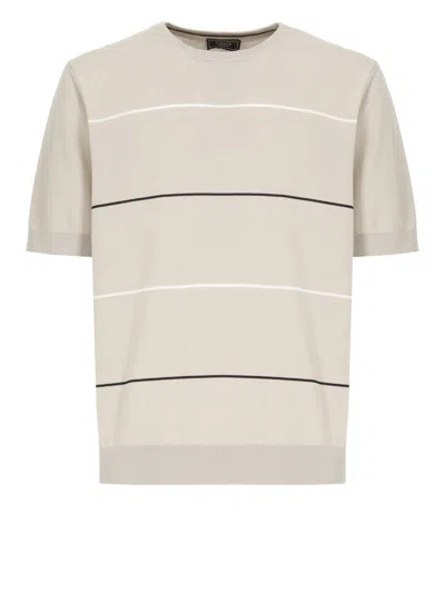 PESERICO PESERICO BEIGE COTTON POLO SHIRT