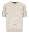 Peserico Short Sleeve Striped Tee
