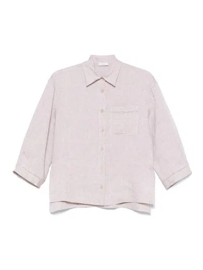 Peserico Beige Linen Shirt