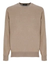 PESERICO BEIGE SILK AND COTTON SWEATER