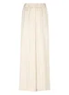 Peserico Beige Viscose Pants