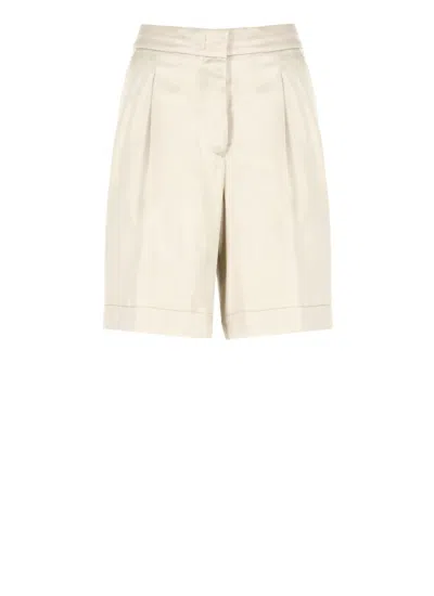 Peserico Beige Viscose Shorts