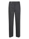 Peserico Casual Pants With Belt Loops In Gray