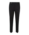 Peserico Woman Pants Midnight Blue Size 10 Cotton, Elastane In Black