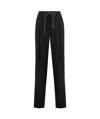 Peserico Women's Wool Blend Trousers In Black