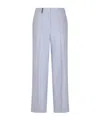 Peserico Belt Loop Casual Pants In Gray