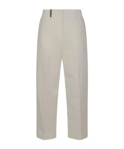 Peserico Belt-loop Casual Pants In Nude