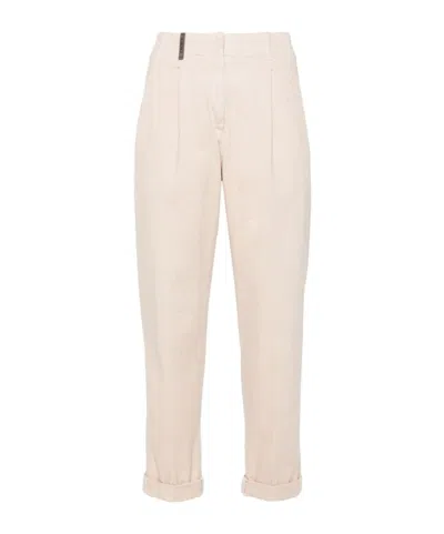 PESERICO BELT-LOOP CASUAL PANTS
