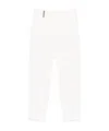 Peserico Pressed-crease Trousers In White
