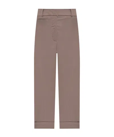 Peserico Belt Loop Trousers In Pink