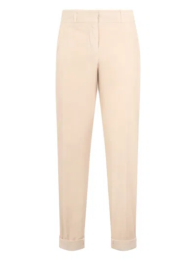 Peserico Belt-loop Trousers In Neutral