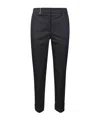 Peserico Belt Loops Slacks In Black