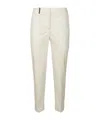 Peserico Belt Loops Slacks In White