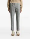 Peserico Belt-loops Trousers In Gray