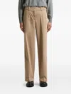 Peserico Belt-loops Trousers In Neutral