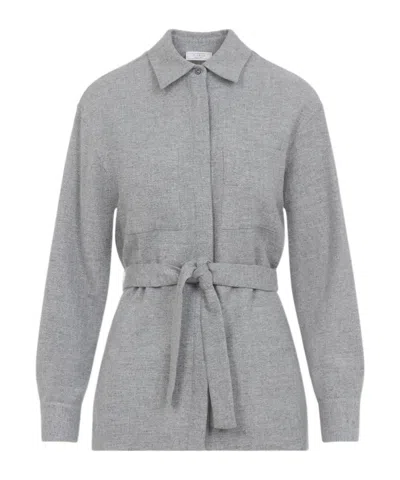 PESERICO BELTED POCKET SHIRT