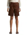 Peserico Bermuda Shorts In Tobacco