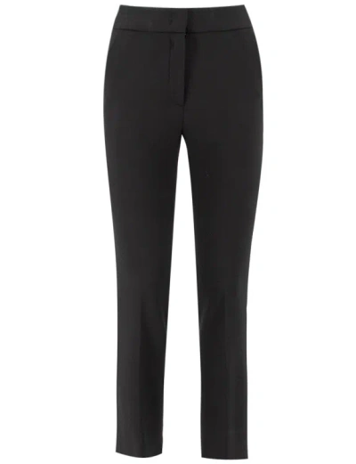 Peserico Black Straight Trousers