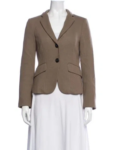 Pre-owned Peserico Blazer In Brown