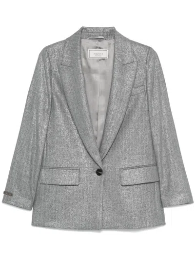 Peserico Blazer In Gray