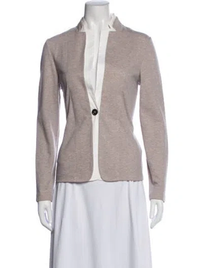 Pre-owned Peserico Blazer In Neutrals