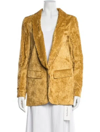 Pre-owned Peserico Blazer W/ Tags In Yellow