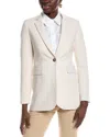 Peserico Linen Blazer In White