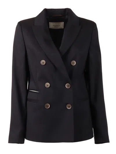 Peserico Woman Jacket In Black